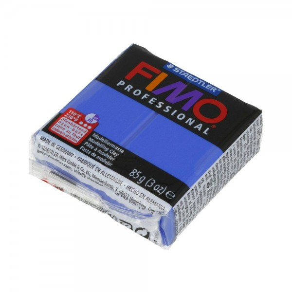 Глина полимерная 85гр запекается в печке Fimo professional ультрамарин 8004-33 Staedtler