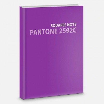 Тетрадь 96 листов А5+ евро 167х210 клетка интегр. Pantone line №3 матовая ламинация выборочный лак ЕТИЛ596374 Эксмо