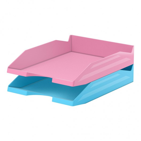 Лоток горизонтальный Office Pastel розовый 55542 ErichKrause