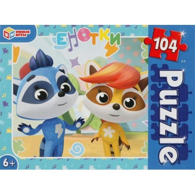 Умные игры Пазл 104  ЕНотки  Россия