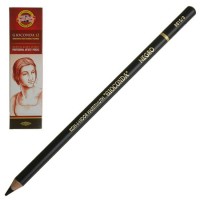 Карандаш художественный Графит и уголь Gioconda silky черный матовый 8815 H 8815003001KS Koh-I-Noor 12/1440 211875