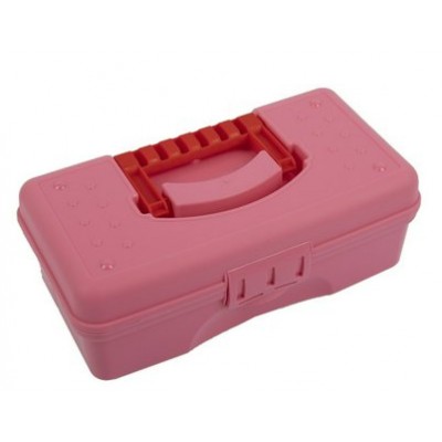 Инструменты для творчества 8х2,5х12,5см Коробка д/швейных принадл.пластик роз. ОМ-015 Gamma