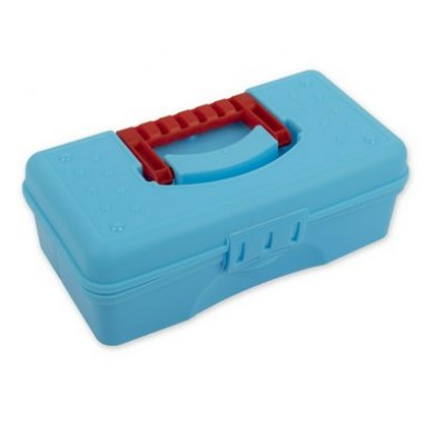 Инструменты для творчества 8х2,5х12,5см Коробка д/швейных принадл.пластик голуб. ОМ-015 Gamma