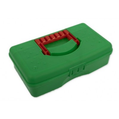 Инструменты для творчества 8,5х29,5х17,5см Коробка д/швейных принадл.пластик зелен. ОМ-016 Gamma