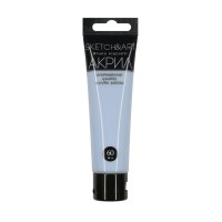 Краска акриловая художественная 60мл в тубе Голубая пастельная 70-0059 Bruno Visconti 12/72