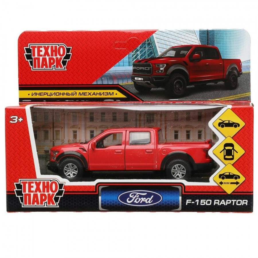 Купить Технопарк Игрушка Машина. Ford F150 Raptor красный/12 см, металл,  откр. двери, багажник, инерц F150RAP-12-RD Китай с доставкой по  Екатеринбургу и УРФО в интернет-магазине lumna.ru оптом и в розницу. Гибкая  система скидок,