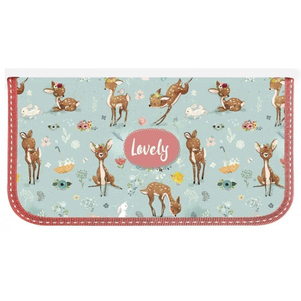 Пенал 1 отделение 19х9см Little deers ПКС-ЛДР SchoolФормат  227942