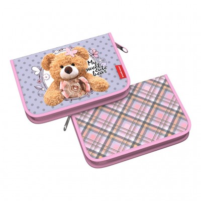 Пенал 1 отделение 13,5х20,5х3см Teddy Bear 53993 ErichKrause