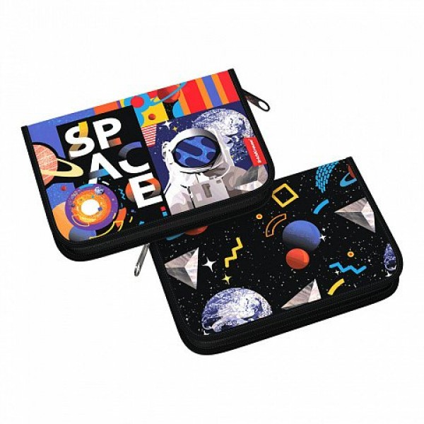 Пенал 1 отделение 13,5х20,5х3см Cosmonaut 54002 ErichKrause