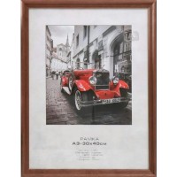 Фоторамка деревянная 30х40 сосна с20 махагон Б0030585 Светосила