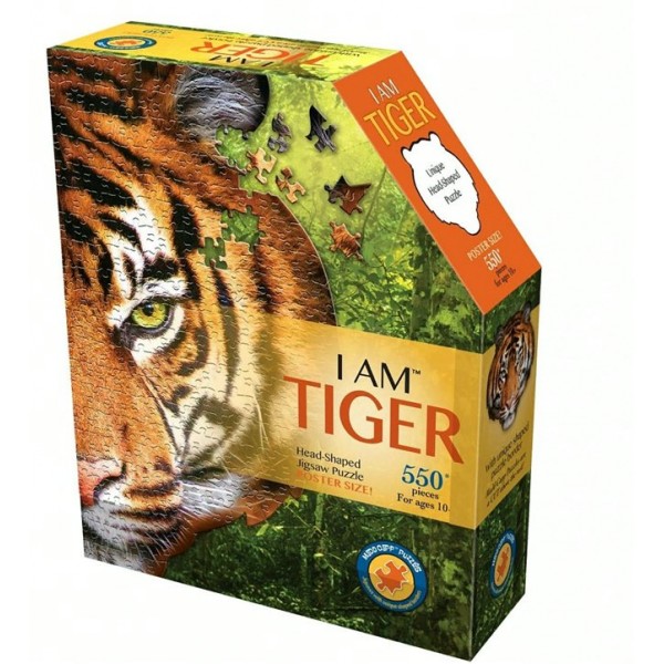 MaddCapp Пазл 550 КонтурнПазл Tiger. Тигр/дерев 3005 Китай