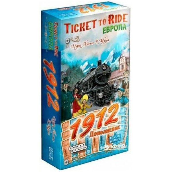 МирХобби Игра   Ticket to Ride. Европа 1912/дополнение 1626 Россия