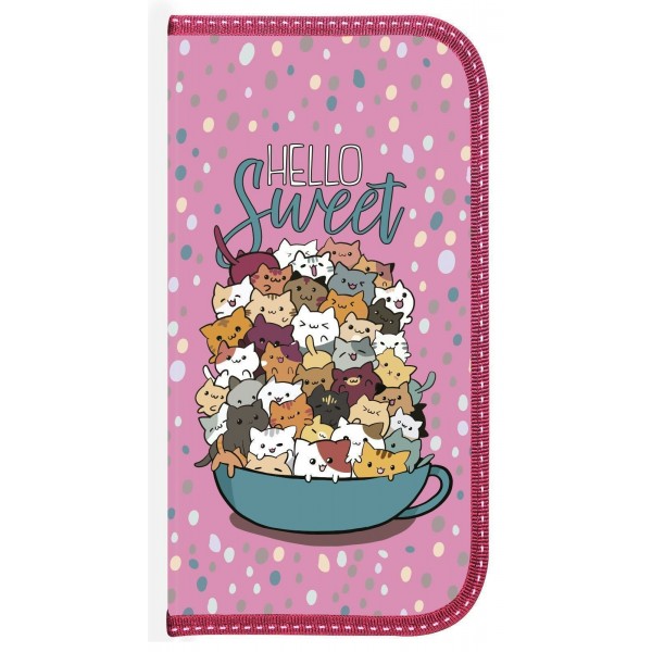 Пенал 1 отделение 19х9см Fluffy Kittens ПКС-ФЛК SchoolФормат  227948