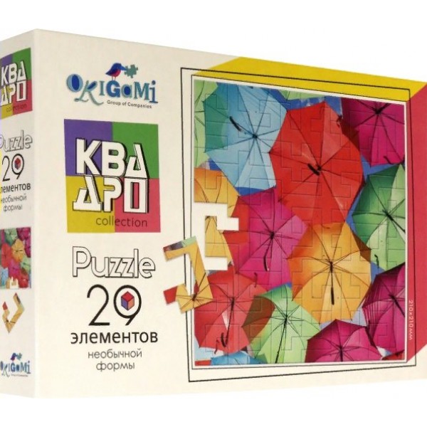 Оригами Пазл 29 Квадро Зонтики 06995 Россия