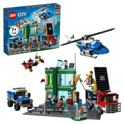 Lego Игрушка  City Конструктор. Полицейская погоня в банке 60317 Дания