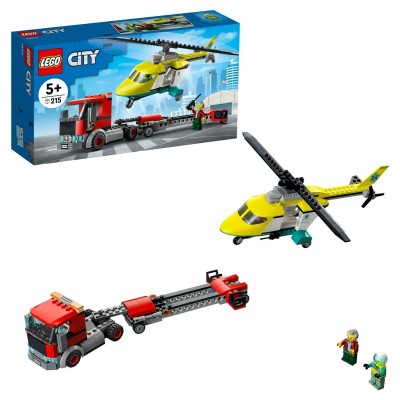 Lego Игрушка  City Конструктор. Грузовик для спасательного вертолета 60343 Дания