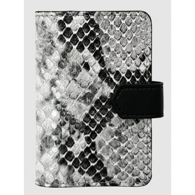 Визитница кож/зам. 77х105мм Snake IVZ056/grey Infolio
