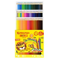 Карандаши цветные 72шт 6-гранные ККМ72 Каляка-Маляка  221418