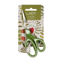 Ножницы канцелярские 15см Ladycut прорезиненные ручки 60-0060 Bruno Visconti 12/240