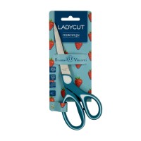 Ножницы канцелярские 20,5см LadyCut прорезиненные ручки 60-0058 Bruno Visconti 12/144