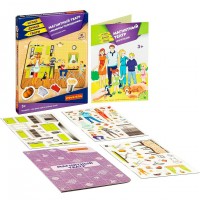 BONDIBON Игра  ИграйДумайТвори Магнитный театр. Мамины помощники/81 дет ВВ4412 Китай