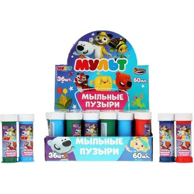 Играем вместе Игрушка   Мыльные пузыри. Мульт/60 мл 01035-60ЭД Россия ассортимент