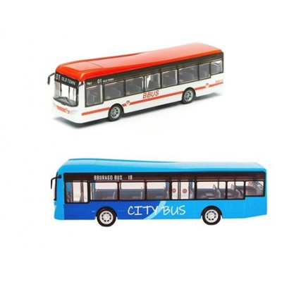 Bburago Игрушка   Машина. Модель 1:43 городской автобус Long City Bus/металл 18-32102 КНР ассортимент