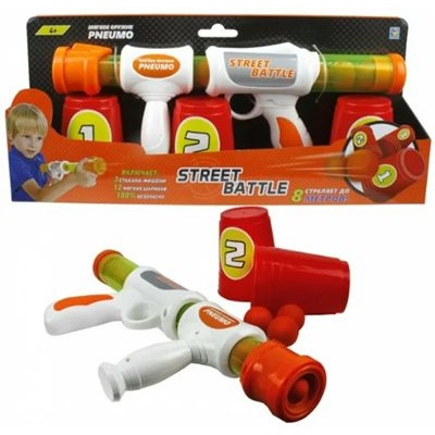 1 Toy Игрушка   Оружие Pneumo с мягкими шариками. Street Battle Т13646 Китай