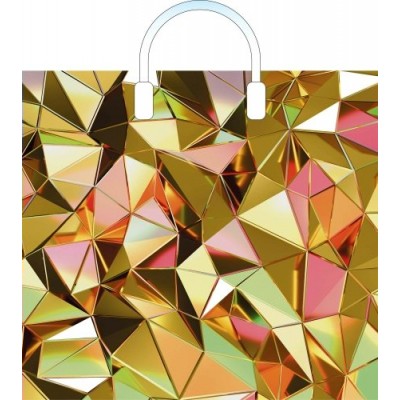 Артпласт/Пакет полиэтиленовый с пластиковой ручкой. Голден/380х340/ПЛР51820/