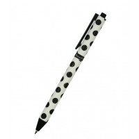 Ручка шариковая автоматическая ArtClick Black polka dots синяя 0,5мм 20-0281/17 Bruno Visconti 24/288 Ручка шариковая автоматическая ArtClick Black polka dots синяя 0,5мм 20-0281/17 Bruno Visconti 24/288