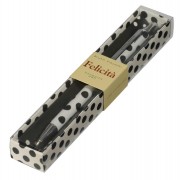 Ручка подарочная шариковая, автоматическая Felicita Black&White Горошек синяя 0,7мм металлический корпус подароная упаковка 20-0263/11 Bruno Visconti