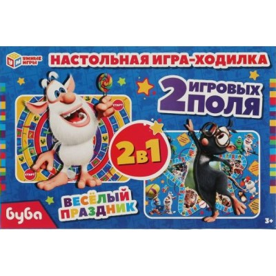 Умные игры Игра  Ходилка Буба. Веселый праздник, 2 игровых поля  Россия