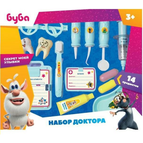 Играем вместе Игрушка   Набор доктора. Буба/4х29х4,5 см 2103U332-R КНР