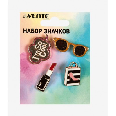 Прочие материалы для творчества Значки эмаль. I am so cool! 4шт 8092127 deVente Прочие материалы для творчества Значки эмаль. I am so cool! 4шт 8092127 deVente