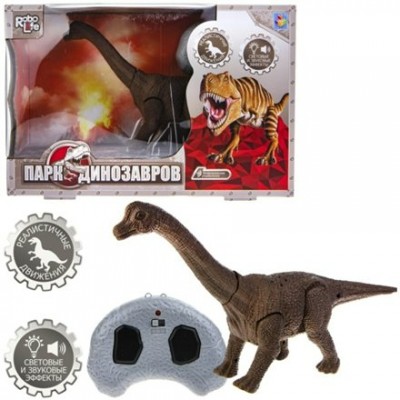 1 Toy Игрушка  RoboLife Парк динозавров. Брахиозавр/свет,звук T21014 Китай