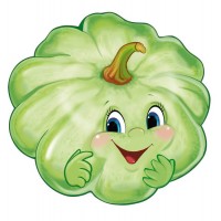 Сфера/Плакат вырубка. Овощи. Патиссон/ФМ1-014054/ Сфера/Плакат вырубка. Овощи. Патиссон/ФМ1-014054/