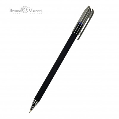 Ручка шариковая PointWrite Blacfk синяя 0,38мм 20-0265 Bruno Visconti