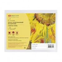 Холст на картоне 15х20см 280г/м2 хлопок 100%, мелкое зерно DK13701-15x20 Сонет