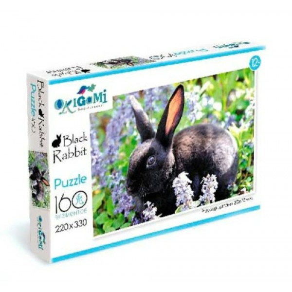 Оригами Пазл 160  Black Rabbit. На свободе 07176 Россия