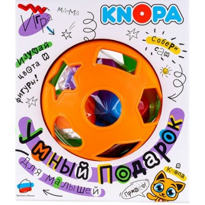 Пластмастер Игрушка  Knopa Сортер. Умный подарок для малышей 87003 Россия