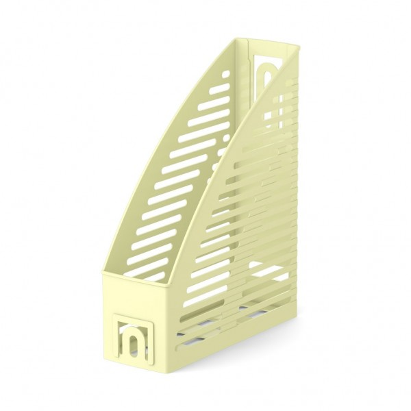 Лоток вертикальный 85мм Base pastel желтый 57952 ErichKrause