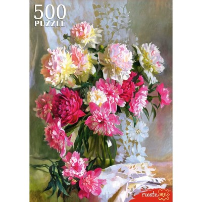 Рыжий кот Пазл 500 Пионы РУКП500-7124 Россия Рыжий кот Пазл 500 Пионы РУКП500-7124 Россия