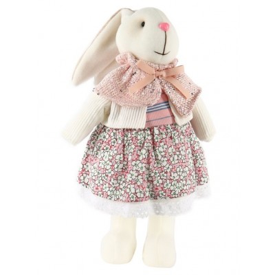 Миленд/Декоративная фигура. Кролик в розовой юбочке/40 см, пласт./Т-5572/