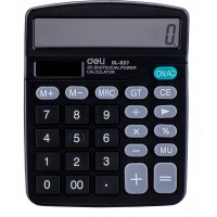 Калькулятор 12-разрядный настольный, черный E837 1549395 Deli