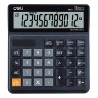 Калькулятор 12-разрядный бухгалтерский черный 1147248 Deli  EM01120