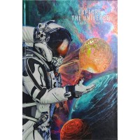 Ежедневник недатированный А5 80 листов, линия, твердая обложка Collezione Планета на ладони твин-лак, холодная фольга 80-8221 ПрофПресс Ежедневник недатированный А5 80 листов, линия, твердая обложка Collezione Планета на ладони твин-лак, холодная фольга 80-8221 ПрофПресс