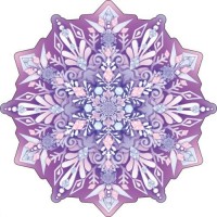 Открытая планета/Набор украшений на скотче. Снежинка/88.870/10 шт Открытая планета/Набор украшений на скотче. Снежинка/88.870/10 шт