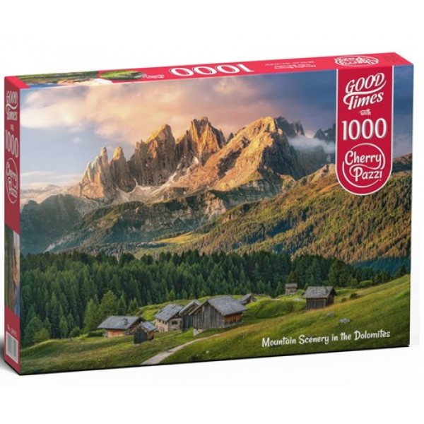 Стелла Пазл 1000 GoodTimes Cherry Pazzi Mountain Scenery in the Dolomites. Горный пейзаж. Доломиты 30103 Польша