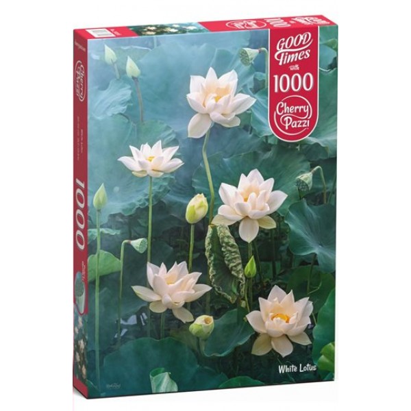 Стелла Пазл 1000 GoodTimes Cherry Pazzi White Lotus. Белый лотос 30158 Польша