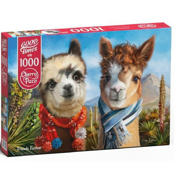 Стелла Пазл 1000 GoodTimes Cherry Pazzi Friends Forever. Друзья-альпаки 30455 Польша